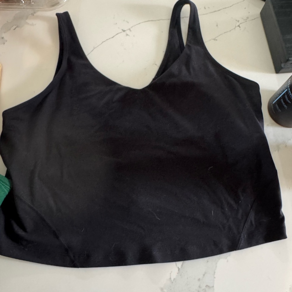 lululemon athletica Black align crop tank